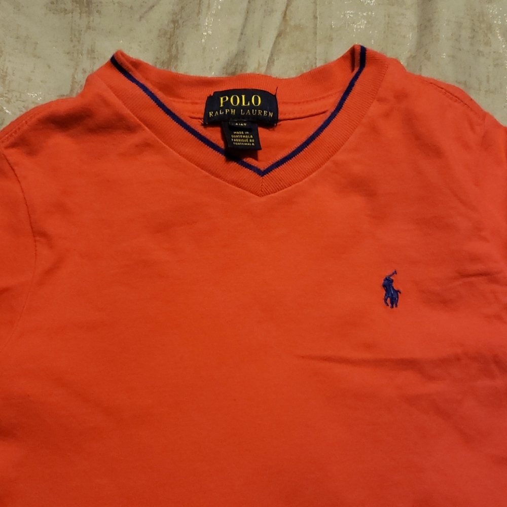 Boys vneck ss POLO shirt